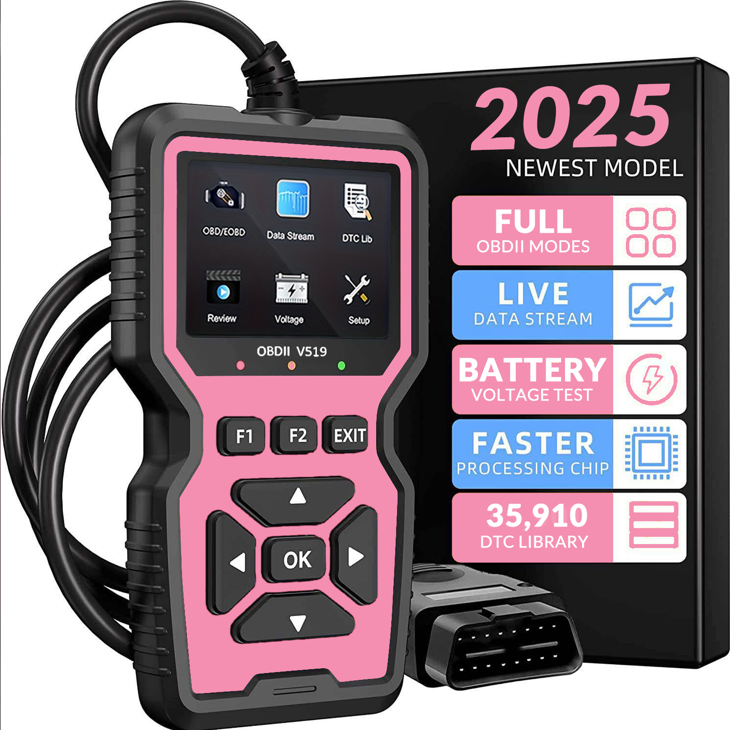Auto Repair Shop Diagnostics - V519 Car Diagnostic Scanner - 10-Second