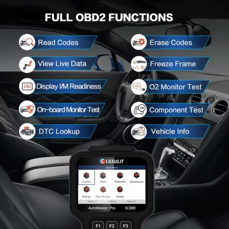 SC880 Full System Diagnostic T - مراجعة Auto Repair Shop Diagnostics وسعره